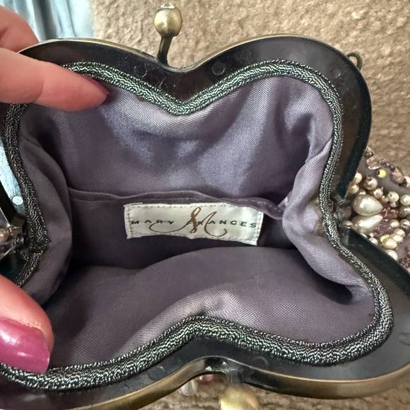 Mary Frances Beaded Clutch with Floral Accents - Picture 6 of 12